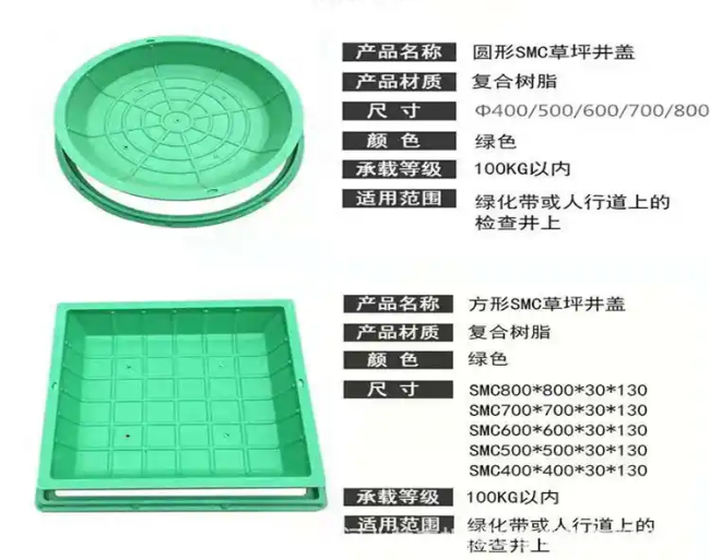 崇阳树脂复合种植井盖展示